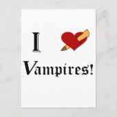I Slay Vampires Postkarte (Vorderseite)