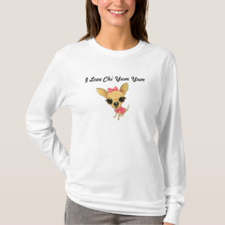 I Sleeve Liebe-Chi Yum Yum lang T - Shirt