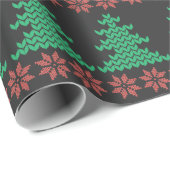 I Sleigh Mathe Problems Funny Ugly Xmas Sweater Geschenkpapier (Rolleneckpunkt)