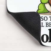 I Slept Like Funny Frog Choosing Violence Tee Mousepad (Ecke)