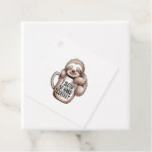 I Sloth Without Coffee Geschenkanhänger (Beispiel)