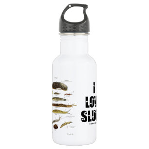 I Slugs Liebe (Naturwissenschaftler/Natur) Trinkflasche