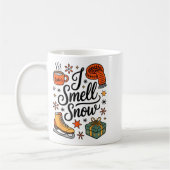 I Smell Snow Cute Christmas &amp; Winter Vibes Lov Kaffeetasse (Links)