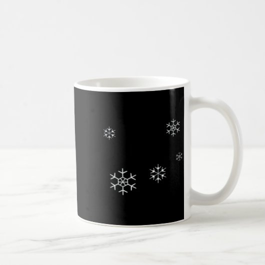 I Smell Snow Funny Holiday Under 20 Snowflakes Kaffeetasse (Rechts)