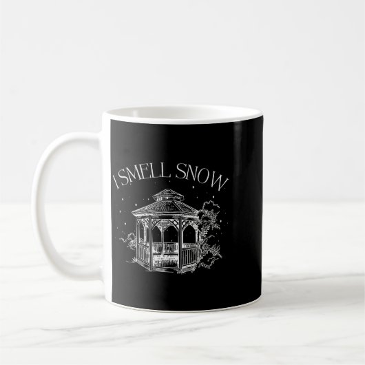 I Smell Snow Winter Christmas Snowball Design  Kaffeetasse (Links)