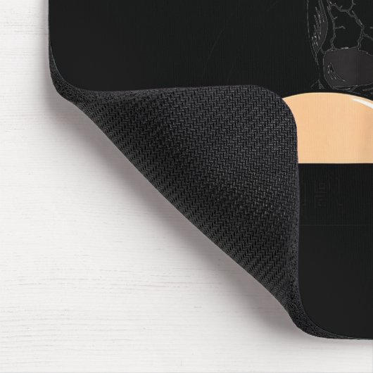 I Snort Crack Skeleton Funny Skull Butt Soky Hallo Mousepad (Ecke)