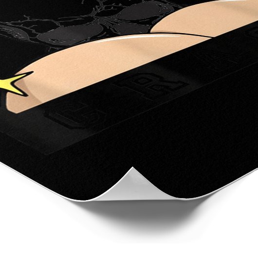 I Snort Crack Skeleton Funny Skull Butt Soky Hallo Poster (Ecke)