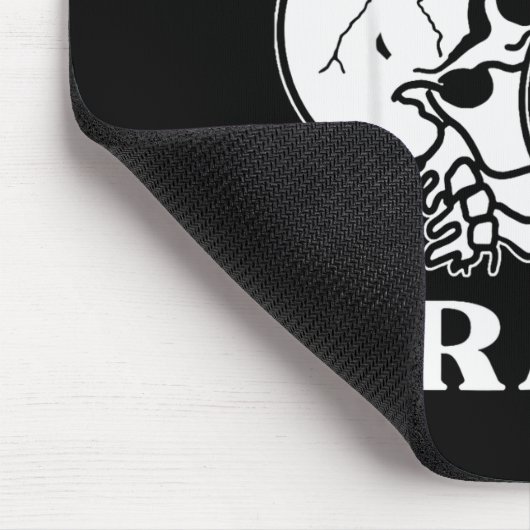 I Snort Crack Skeleton Skull Butt Funny Soky Hallo Mousepad (Ecke)