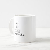I Snowmobile Minnesota Kaffeetasse (Vorderseite Links)