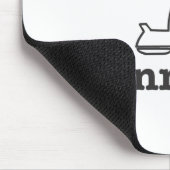 I Snowmobile Minnesota Mousepad (Ecke)