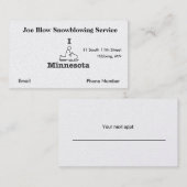 I Snowmobile Minnesota Terminkarte (Vorne/Hinten)