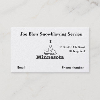 I Snowmobile Minnesota Terminkarte