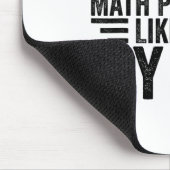 I Solve Math Problems Like It's My Job Funny Back  Mousepad (Ecke)