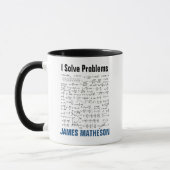 I Solve Problems Funny Math Equations Personalized Tasse (Links)