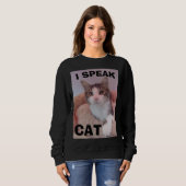 I SPEAK CAT Ragdoll Cat Gizmo T - Shirt (Vorne ganz)