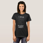 I Speak fluent ASL - sign language Deaf Awareness  T-Shirt (Vorne ganz)