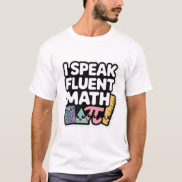I Speak Fluent Math – Cute Kawaii Teacher T-Shirt