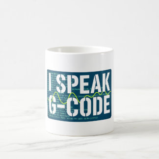 I Speak G-Code CNC Machinist Programmer Funny  Kaffeetasse