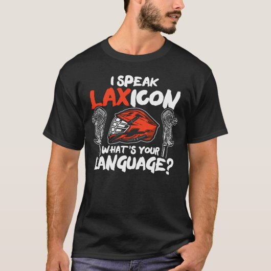 I Speak Laicon Whats Your Language Sports friend T-Shirt (Vorderseite)