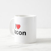 I Speck der Liebe-(Herz) Kaffeetasse (Vorderseite Links)