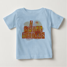 I Spill Things Blue Baby T - Shirt