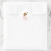 I Split Runder Aufkleber (Tasche)