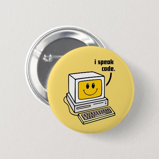 I Sprichcode Button (Vorne & Hinten)