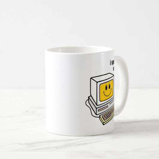 I Sprichcode Kaffeetasse (VorderseiteRechts)