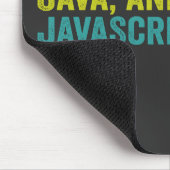 i spricht fließend Computersprache Funny Coding Mousepad (Ecke)