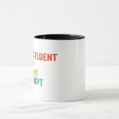 i spricht fließend Computersprache Funny Coding Tasse (Zentrum)