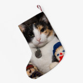 I Spy A Calico Weihnachts-Strumpf Kleiner Weihnachtsstrumpf (Rückseite (Hängend))