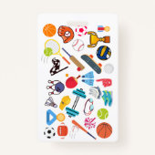 I-SPY Abzeichen Accesory (Schule & Sport) Ausweis (Rückseite)