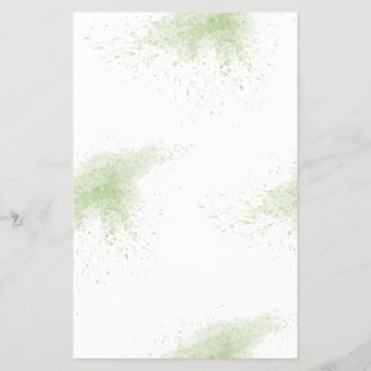 I Spy Eucalyptus Wedding Reception Game Card Flyer (Hinten)