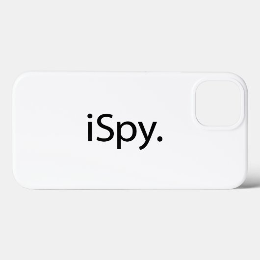 I Spy (iSpy) Case-Mate iPhone Hülle (Rückseite (Horizontal))