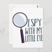 I Spy Postkarte (Vorne/Hinten)