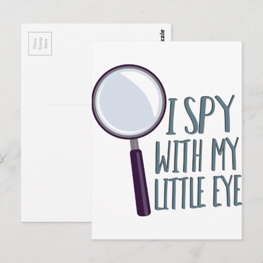 I Spy Postkarte (Vorne/Hinten)
