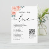 I Spy Wedding Game Capture die Liebe Foto Jagd QR Einladung (Stehend Vorderseite)
