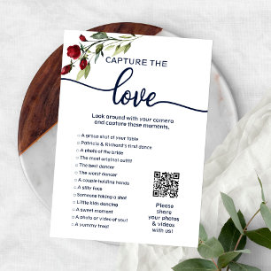 I Spy Wedding Game Capture die Liebe Foto Jagd QR Einladung