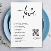 I Spy Wedding Game Capture die Liebe Foto Jagd QR Einladung