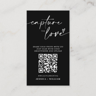 I Spy Wedding Game | Capture the Liebe QR Code Begleitkarte