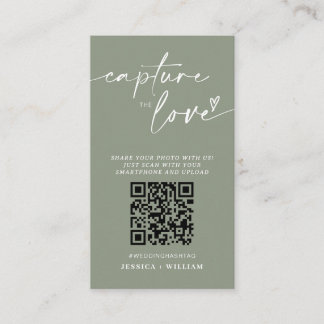 I Spy Wedding Game | Capture the Liebe QR Code Begleitkarte