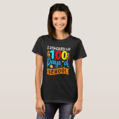 I Stacked Up 100 Days Of School Building Bricks Co T-Shirt (Vorne ganz)