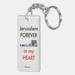 I STADT-Schlüsselkette DER LIEBE-J (Jerusalem) Schlüsselanhänger