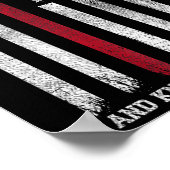 I Stand For The Flag Kneel For The Cross Usa Ameri Poster (Ecke)