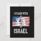 i stand with israel ankündigung (Rückseite)