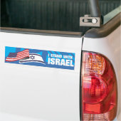 I STAND WITH ISRAEL AUTOAUFKLEBER (Auf Lkw)