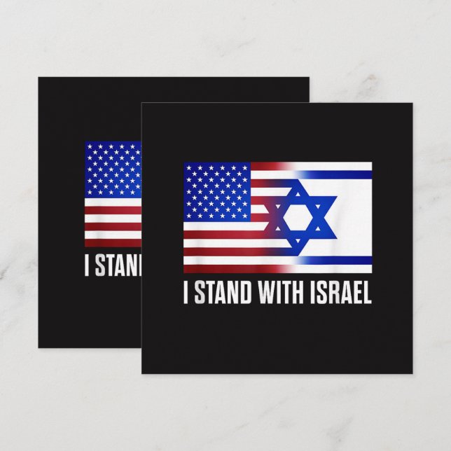 I Stand with Israel Patriotic (Vorne/Hinten)