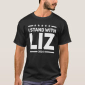 I Stand With Liz Cheney 2024 Election Democrat T-Shirt (Vorderseite)