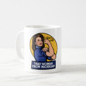 I stand with that woman from Michigan Gretchen Kaffeetasse (Vorderseite Links)