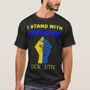 I Stand With Ukraine  Support And Pray For Ukraine T-Shirt
